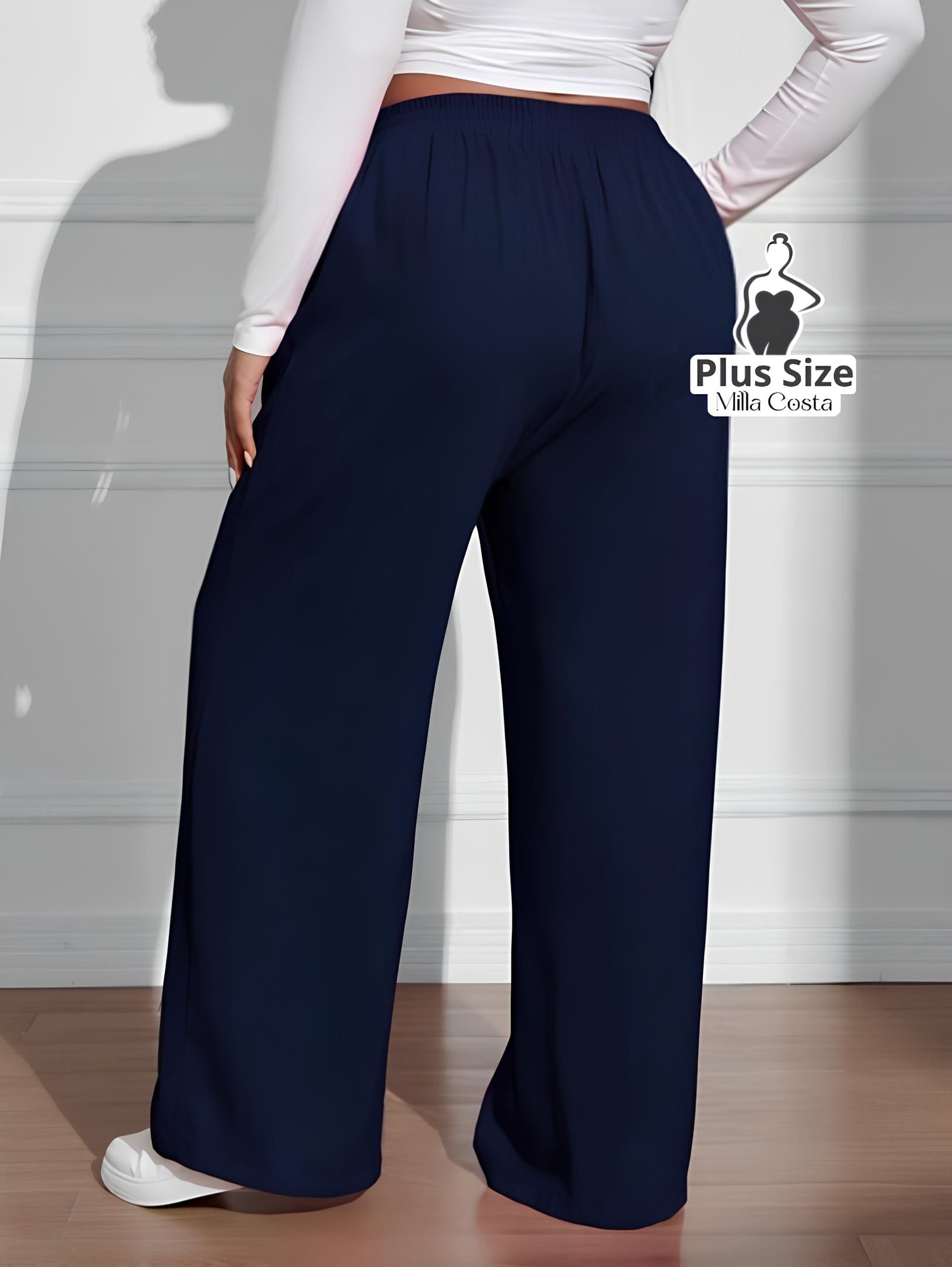 Calça Pantalona Estilo Conforto Plus Size