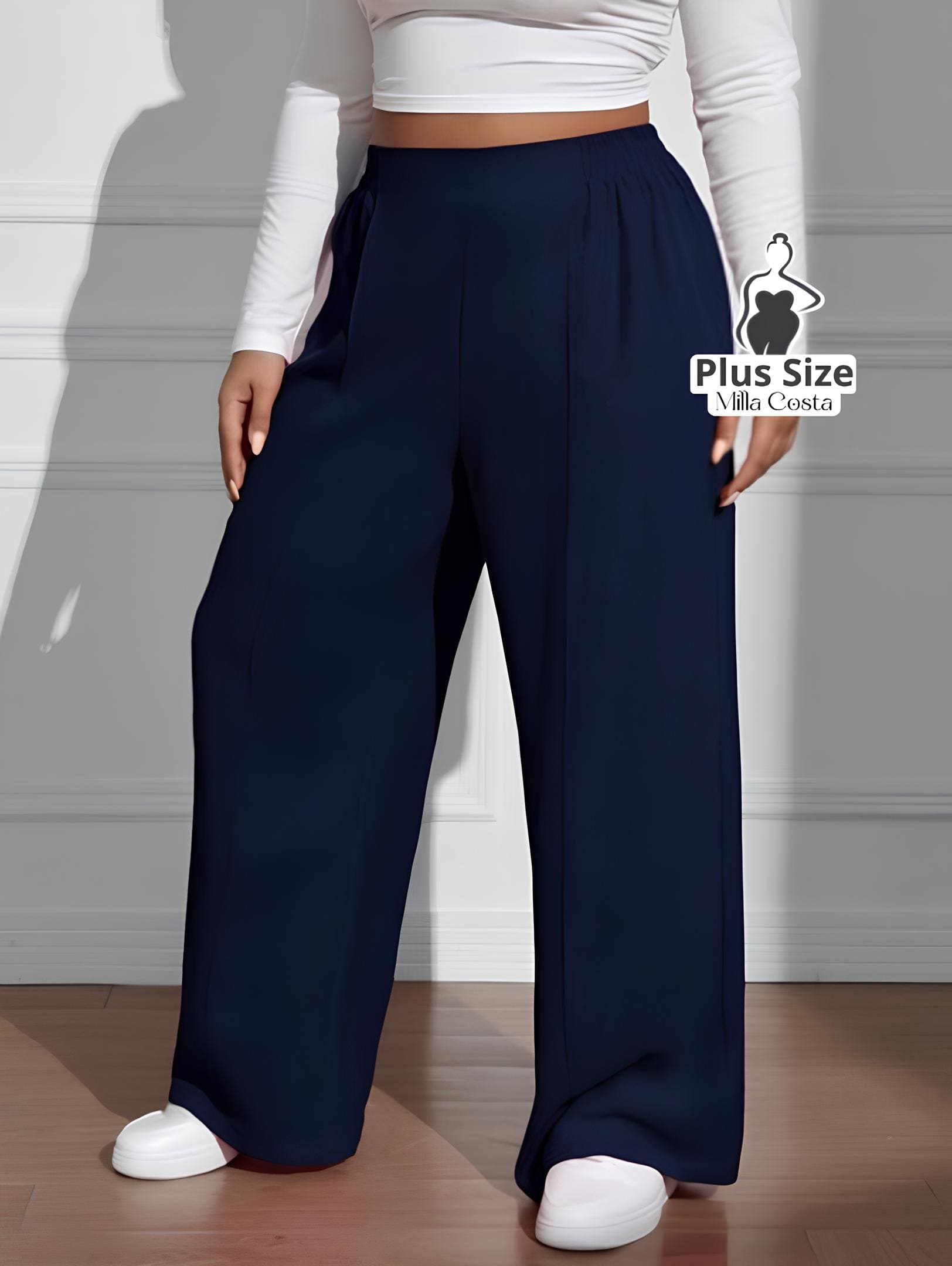 Calça Pantalona Estilo Conforto Plus Size