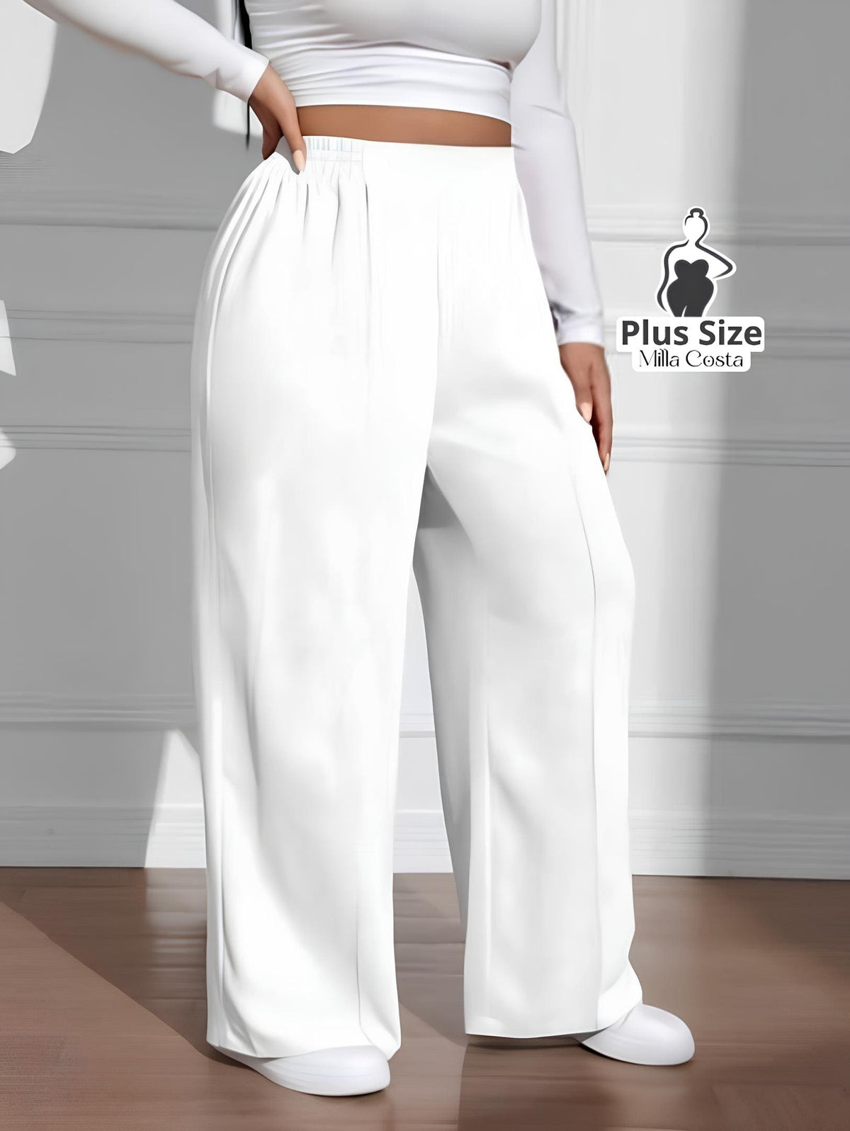 Calça Pantalona Estilo Conforto Plus Size