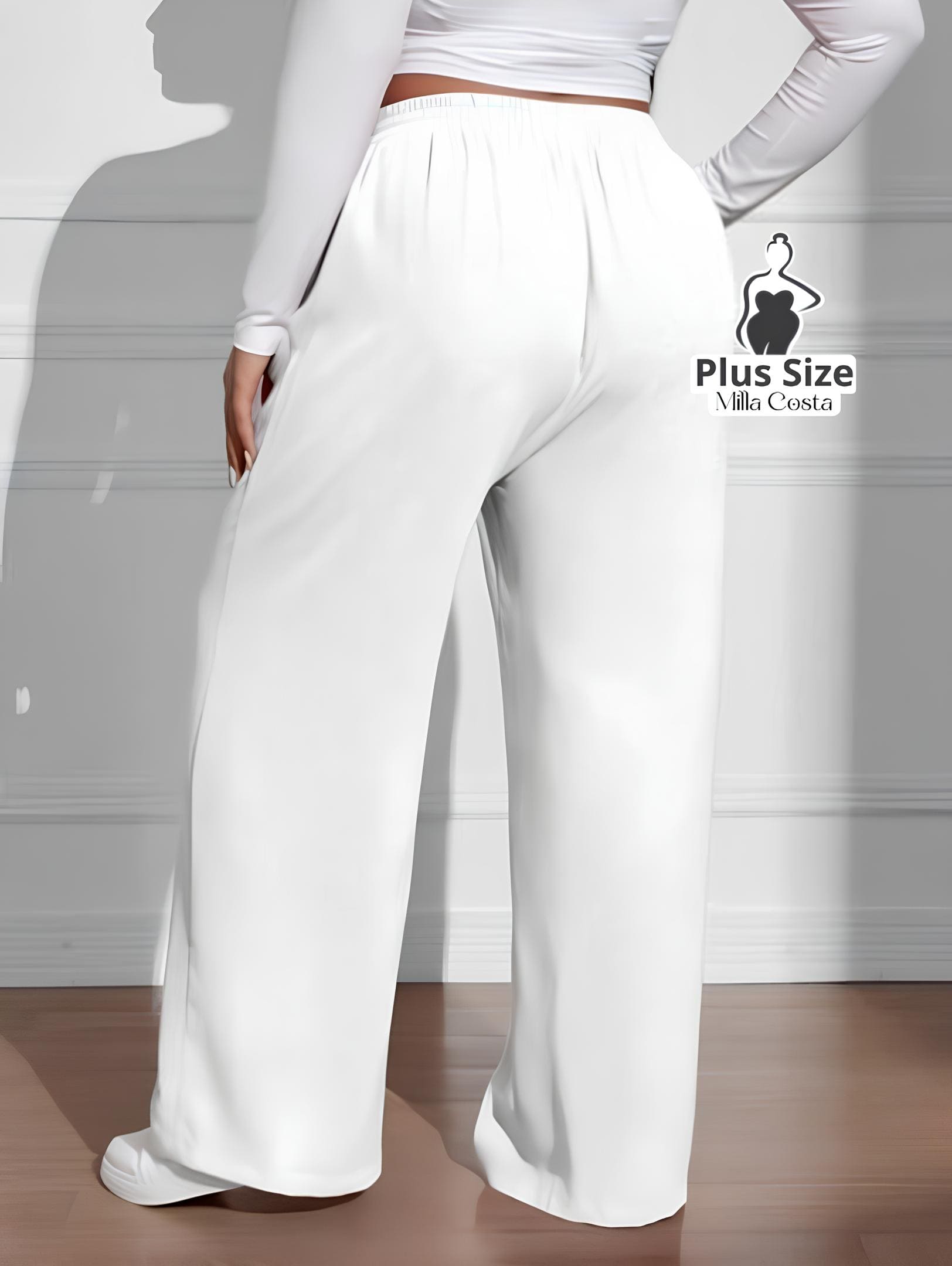 Calça Pantalona Estilo Conforto Plus Size