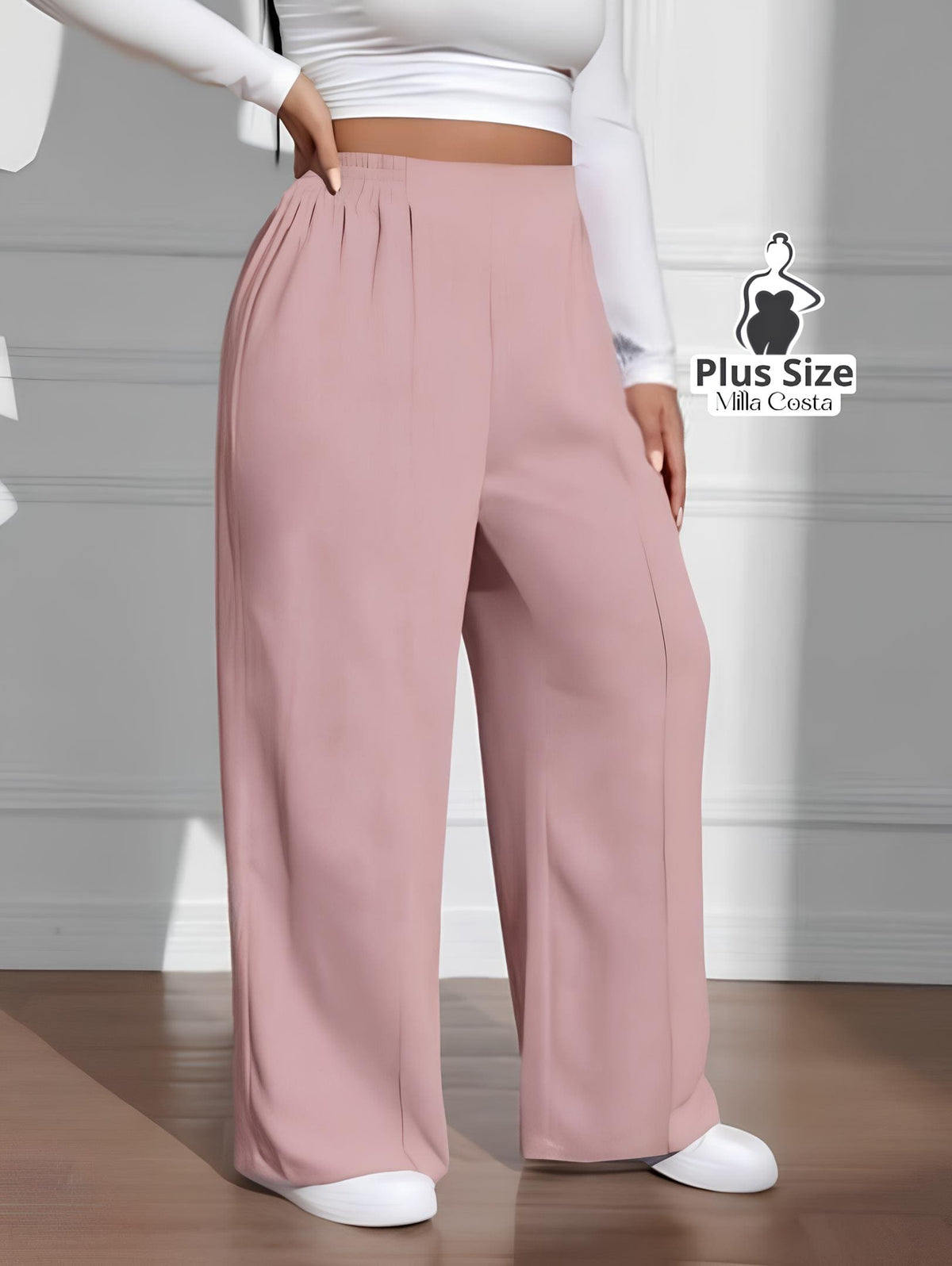 Calça Pantalona Estilo Conforto Plus Size