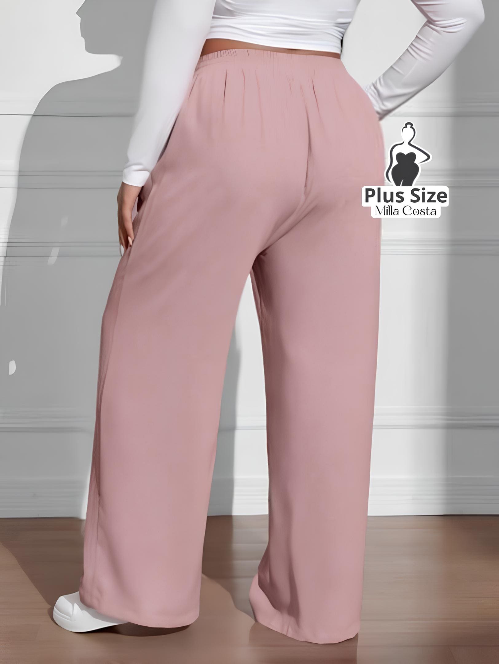 Calça Pantalona Estilo Conforto Plus Size