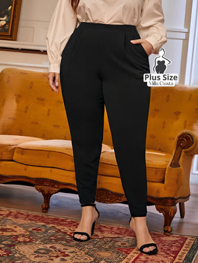 Calça Skinny Social De Cintura Alta Plus Size