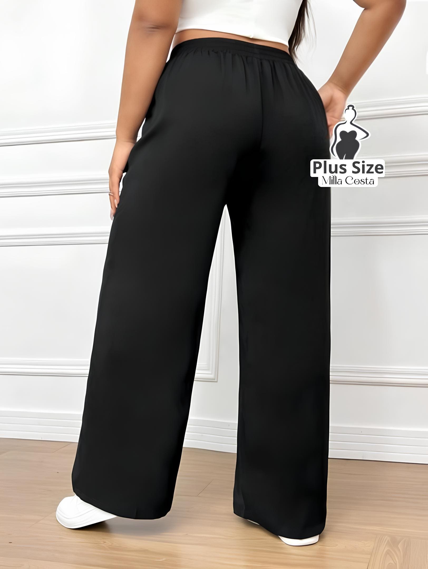 Calça Pantalona Estilo Conforto Plus Size