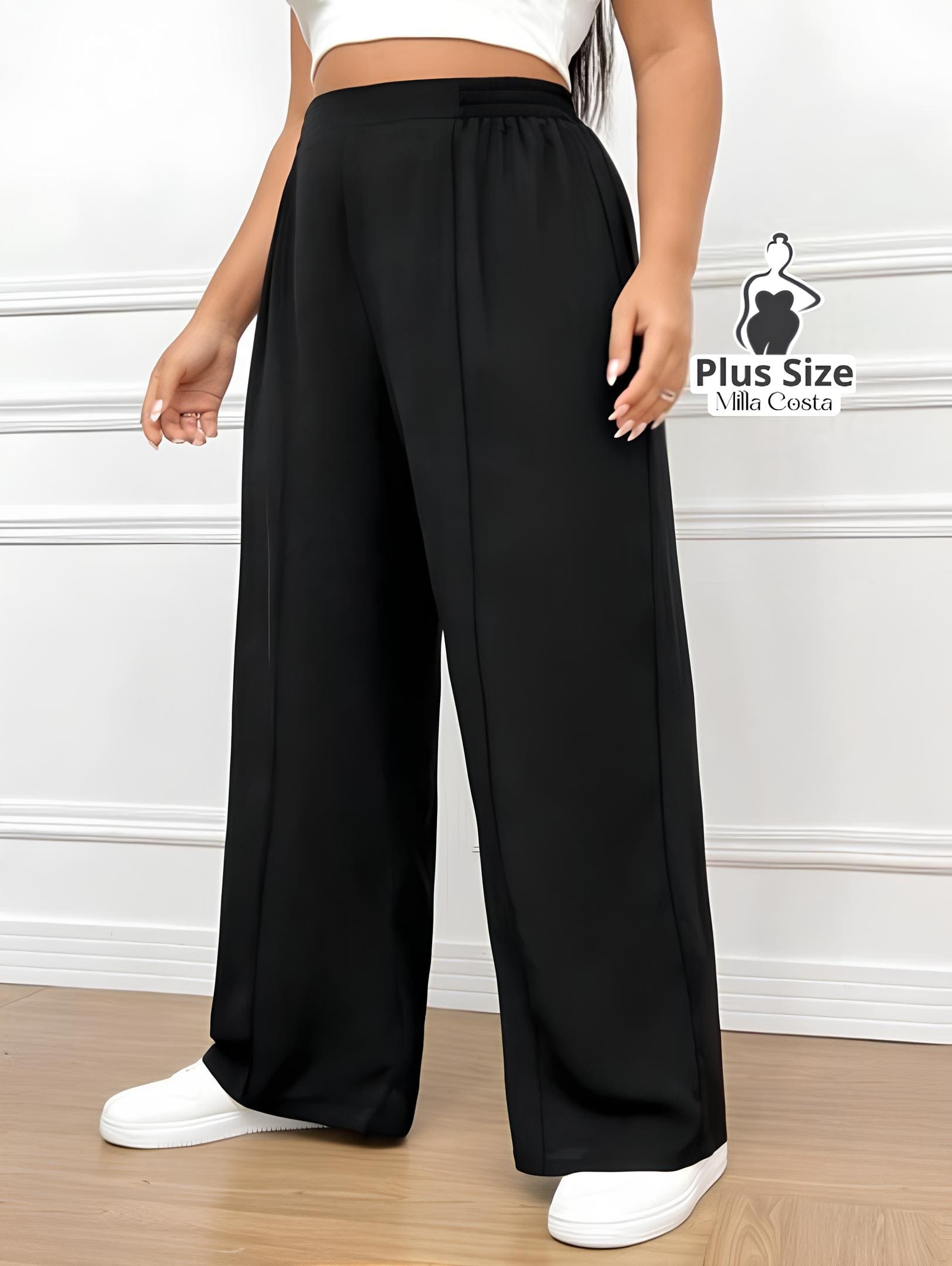 Calça Pantalona Estilo Conforto Plus Size